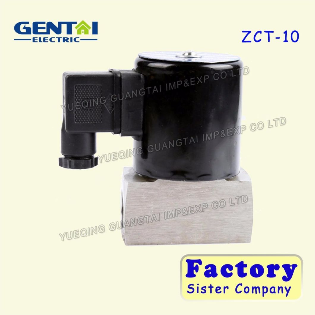 Zct Stainless Steel Pneumatic Air Solenoid Valve