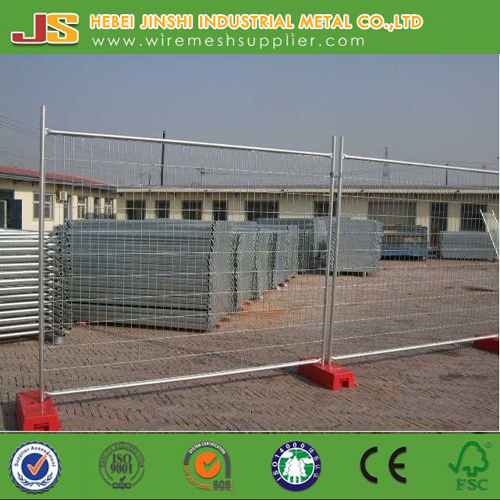 Galvanized Temporary Fence with Plastic Base Made in China