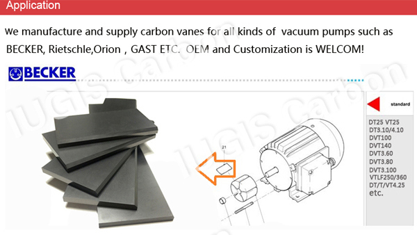 Carbon Blade for Krx (S) 6/Cbx40 Orion Dry Pump