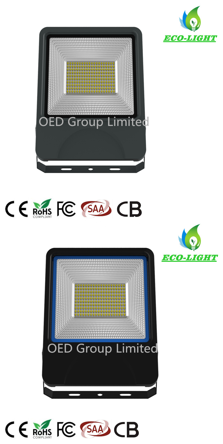 IP66 Waterproof LED Floodlight with 3 Years Warranty Die-Casting Aluminum and 3 Years Warranty