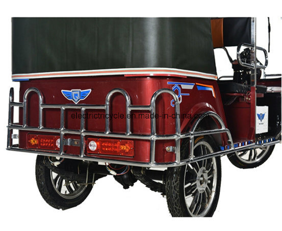 Vintage Design Three 3 Wheel Passenger Taxi Tricycle Rickshaw for Southasia Market