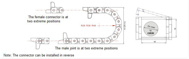 18 Series Protective Drag Chain Wire Carrier