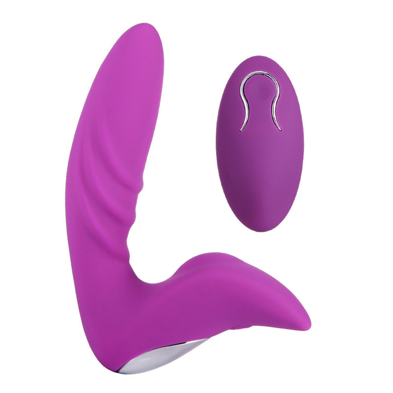 Rechargeable Wireless Anal Sex Probe Prostate Massager Vibrator Plugs Toy