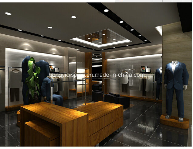 Customize High End Menswear Diplay Fixtures for Luxury Retail Store