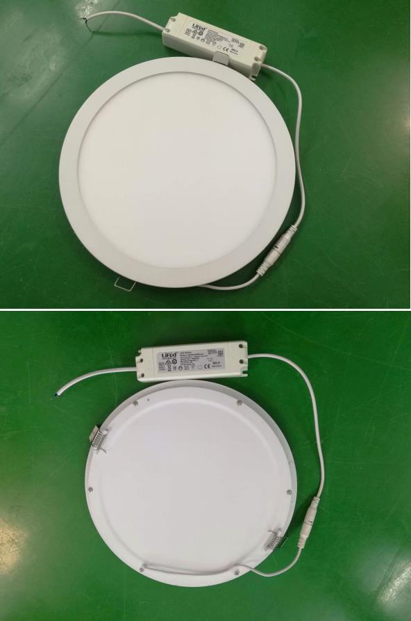 Best-Seller Aluminum Frame RGB Round Recessed Ceiling LED Panel Light 180mm