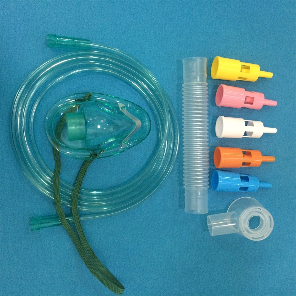 Factory Wholesale Cheap Price High Quality Hospital Adjustable Multi-Vent Oxygen Mask/Oxygen Venturi Mask with 5 Diluters