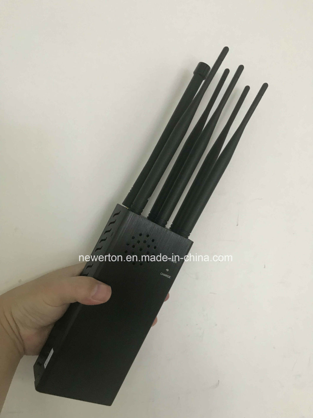 Powerful Portable 6 Antennas Mobile Phone Signal Blocker/GPS/Lojack/WiFi Jammer