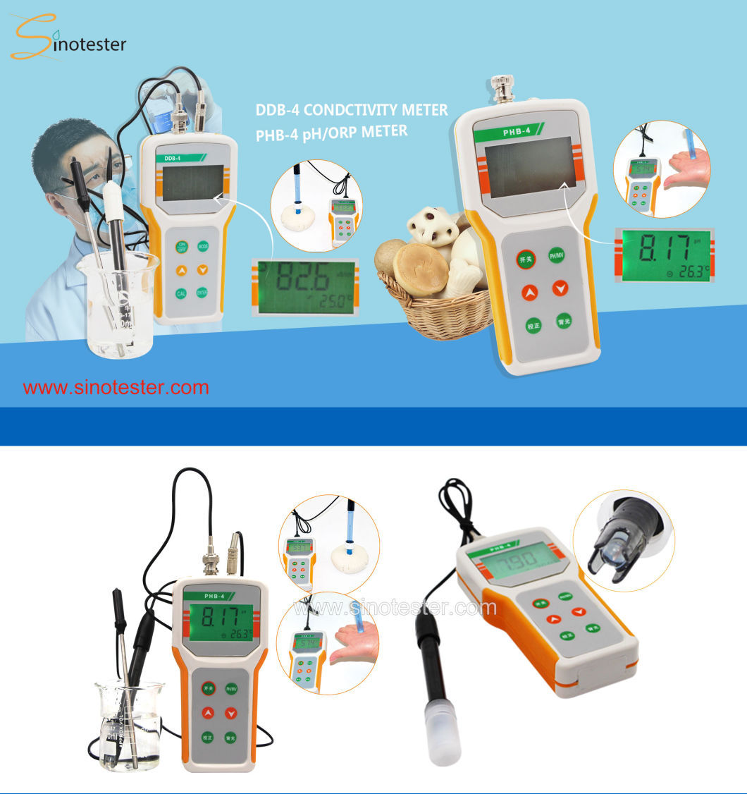 Lab Water Liquid Orp/pH/Mv Tester