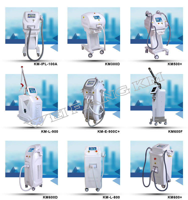 Multifunction IPL Beauty Machine with Cavitation+RF+Laser