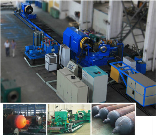 CNC Seamless Steel Pipe Metal Spinning Machine