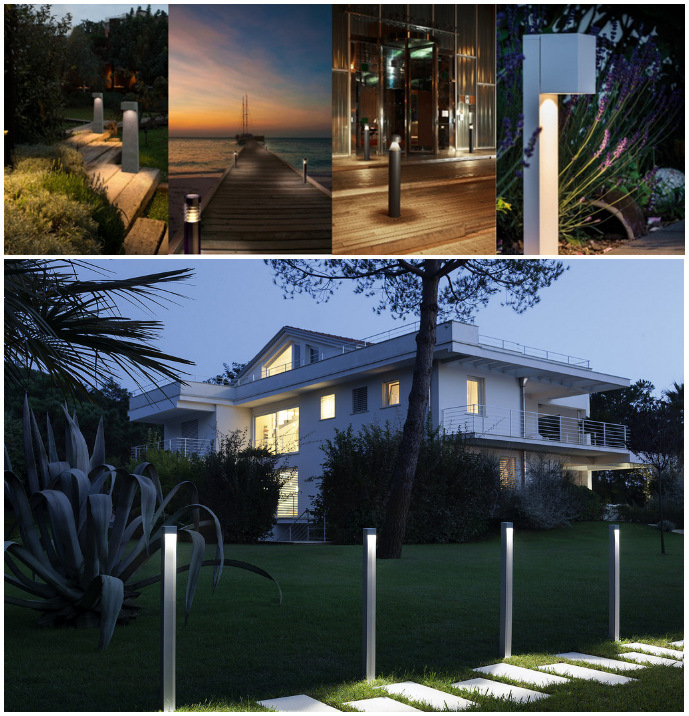 IP65 5W Bollard LED Exterior Garden Lighting