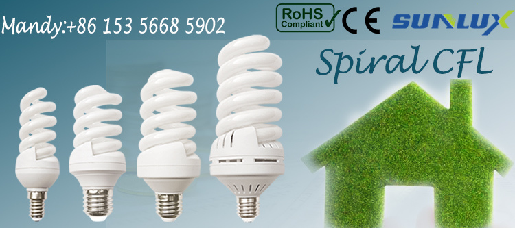 60W High Power CFL Bulb Light Spiral Saving Lighting Energy Saving Lamp