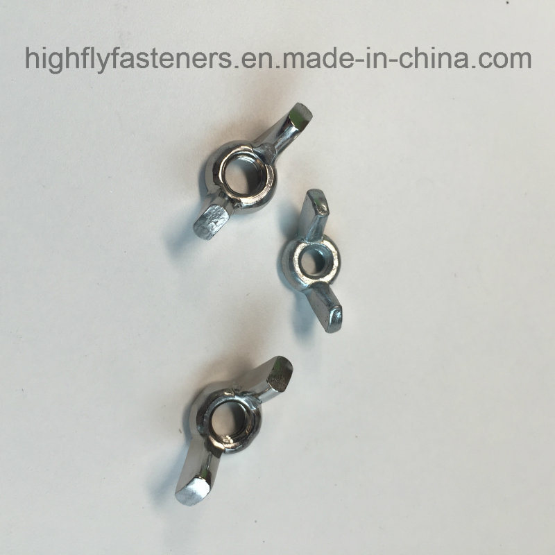 China Supply Standard Size Stainless Steel Wing Nut Butterfly Nut