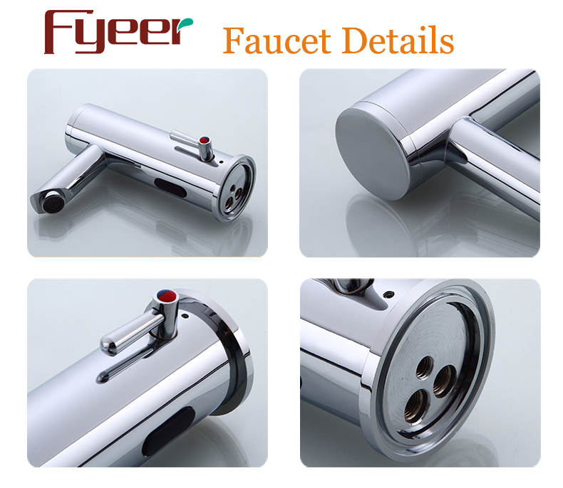 Fyeer Single Handle DC Power Electronic Auotamatic Sensor Faucet