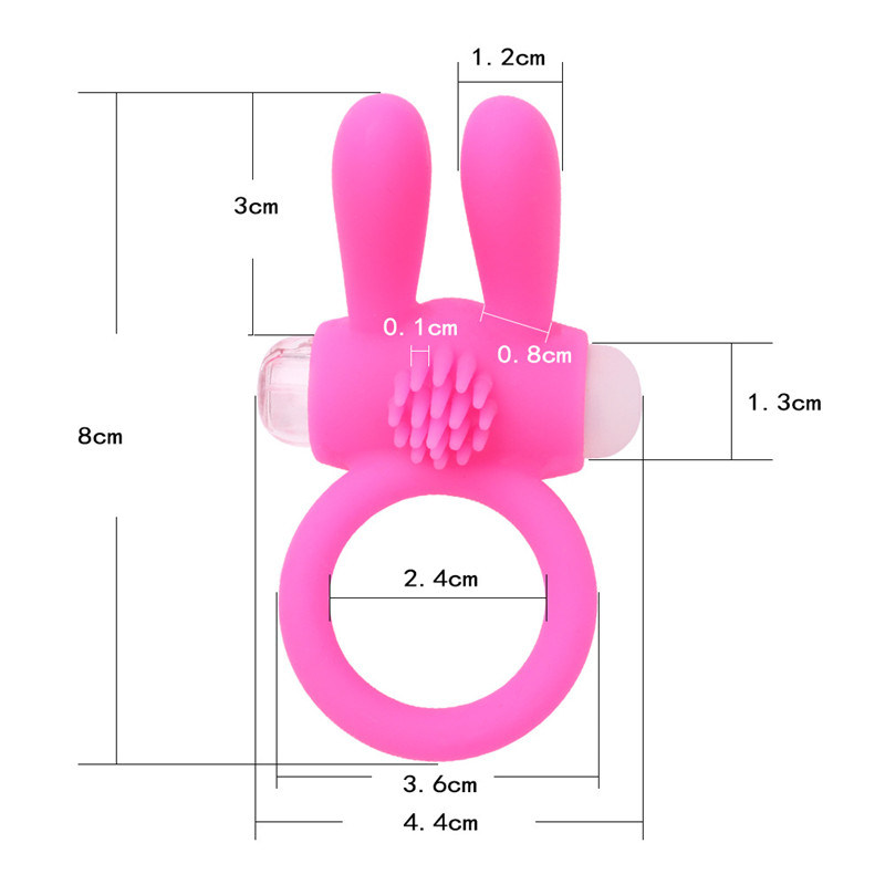 Leadove@2016 1 PCS/Lot New Arrival Mini Rabbit Long Lasting Penis Vibrator Cock Ring, Sex Toy Sex Products for Male Ys0169