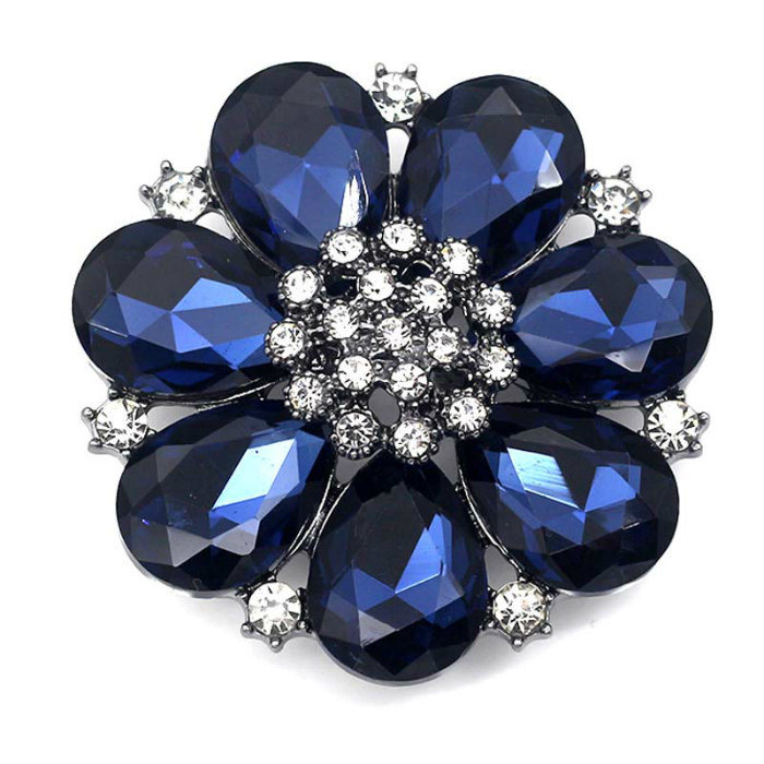 Fashion Zircon Multicolor Decorate Button Rhinestone Button for Lady Clothing