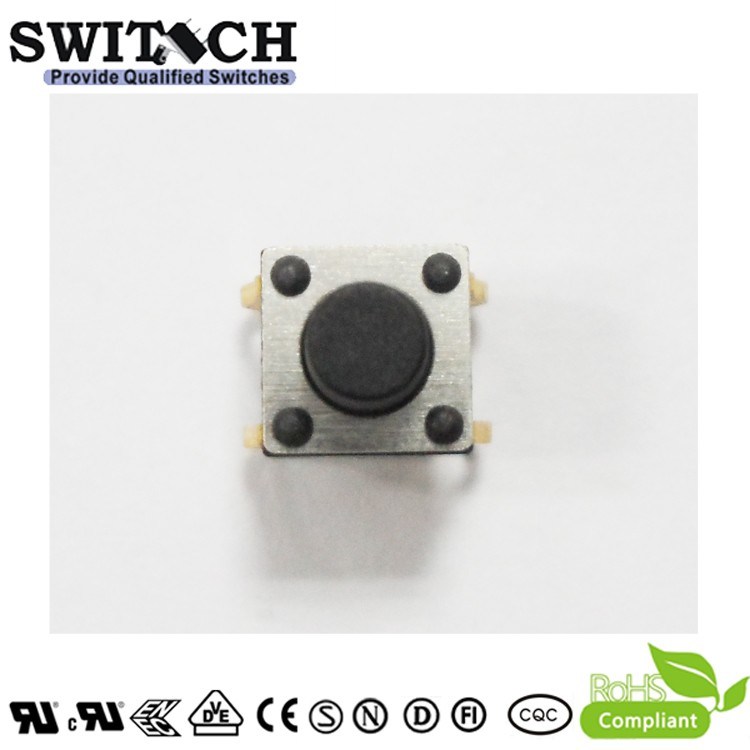 Customized Gold Plated Tact Switch Push Button Electric Switch Plug (TS2A-060C-08)