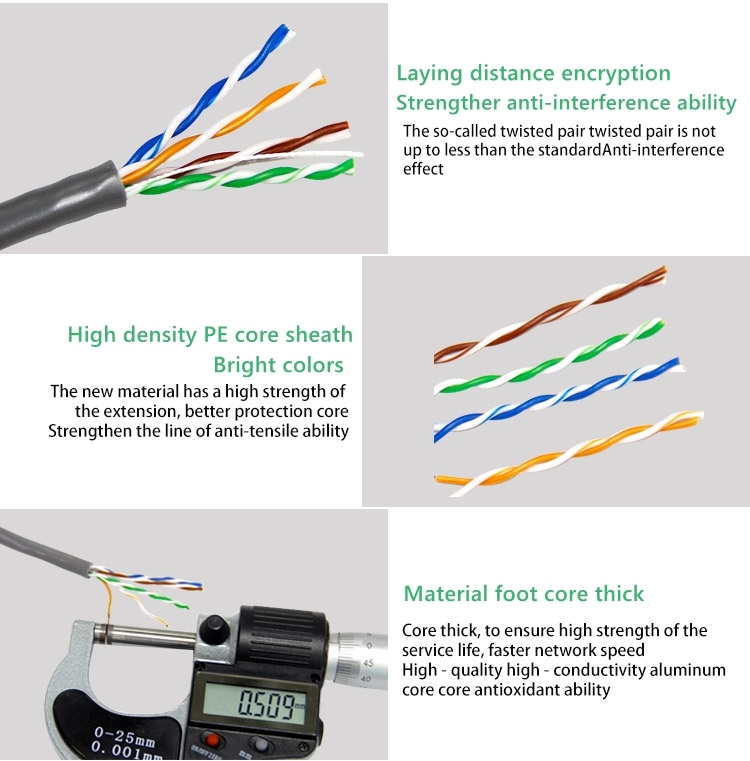 UTP 305m CCA Cat5e Network Cable