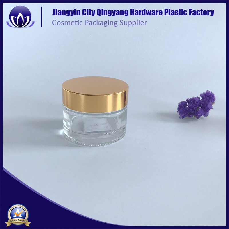 Wholesale 5ml 10ml 15ml 30ml 50ml 100ml Small Cosmetic Jar Glass Bottle Jar Frosted Glass Cosmetic Jars