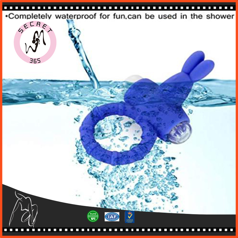 Mini Penis Rings Silicone Rabbit Vibrator Cock Ring Sex Toys for Men/Women