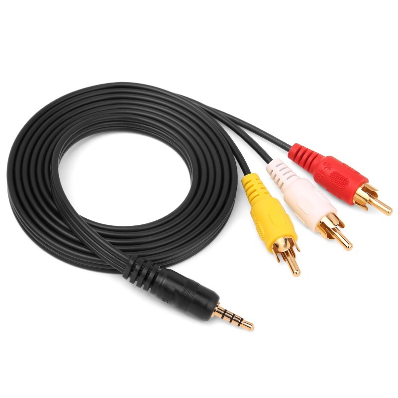 New Design VGA to 6 RCA Male to Male AV Cable