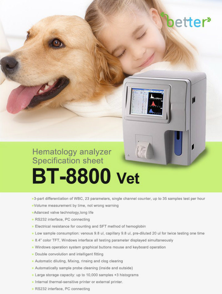 Portable Hematology Analyzer Specification Diagnostic/Test/Reader