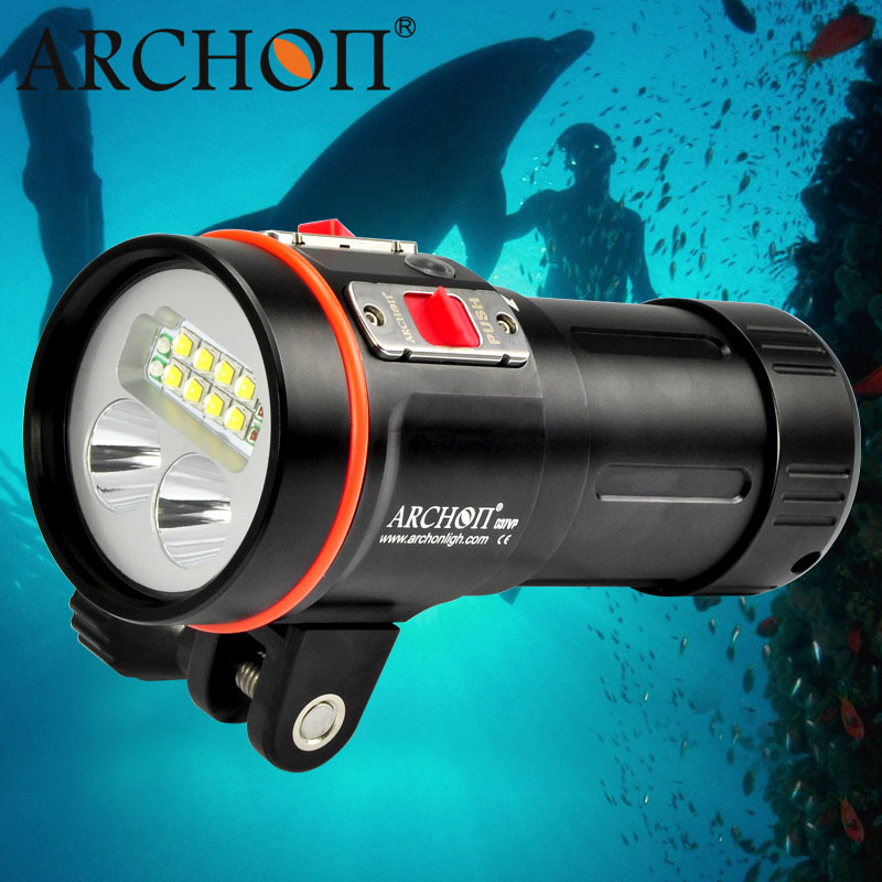 Underwater 100meters Scuba Torch 18650 Battery Diving Light Rechargeable