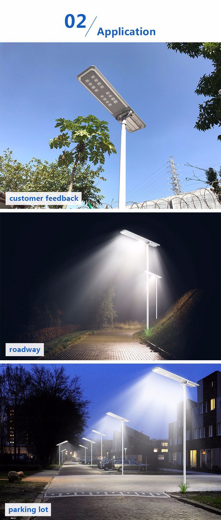 All in One Intergrated Solar Street Lights