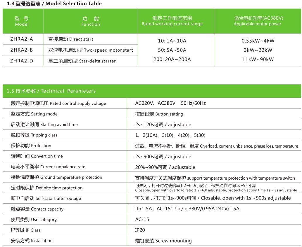 Zhra2-a, B, D Special for Oilfield Motor Protector