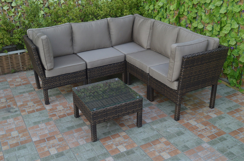 Viro PE Rattan Sofa Table Set Outdoor Furniture