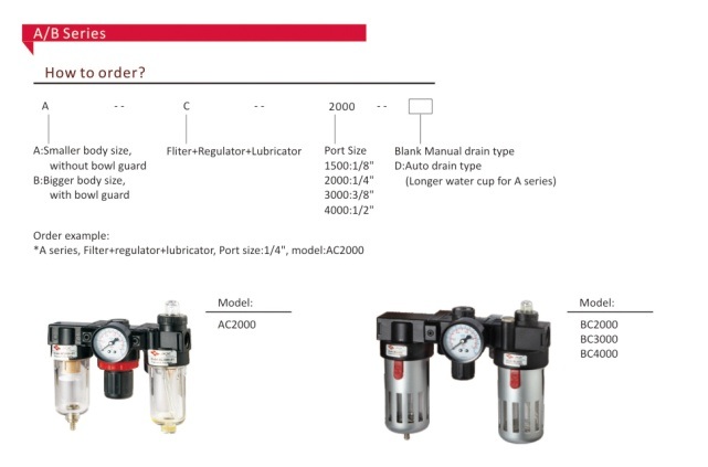 Airtac Type AC Air Source Treatment Unit