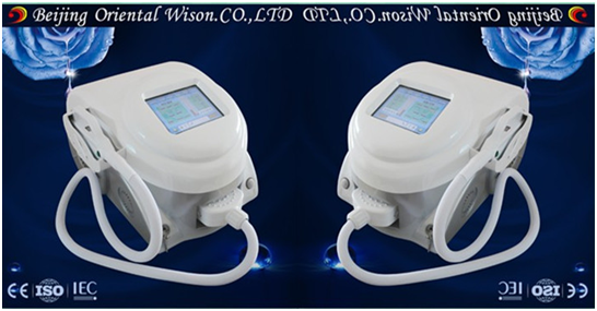 Portable 2 Handles Elight RF Beauty Machine