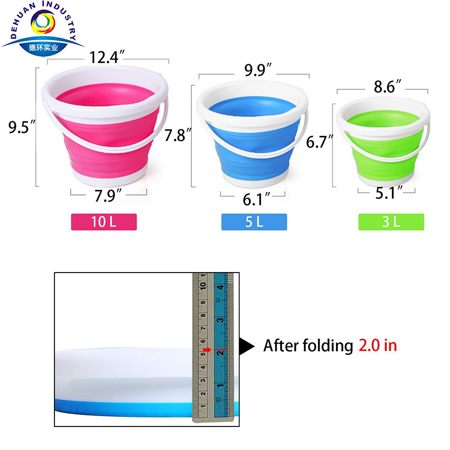 Folding Bucket and Can Ice Bucket