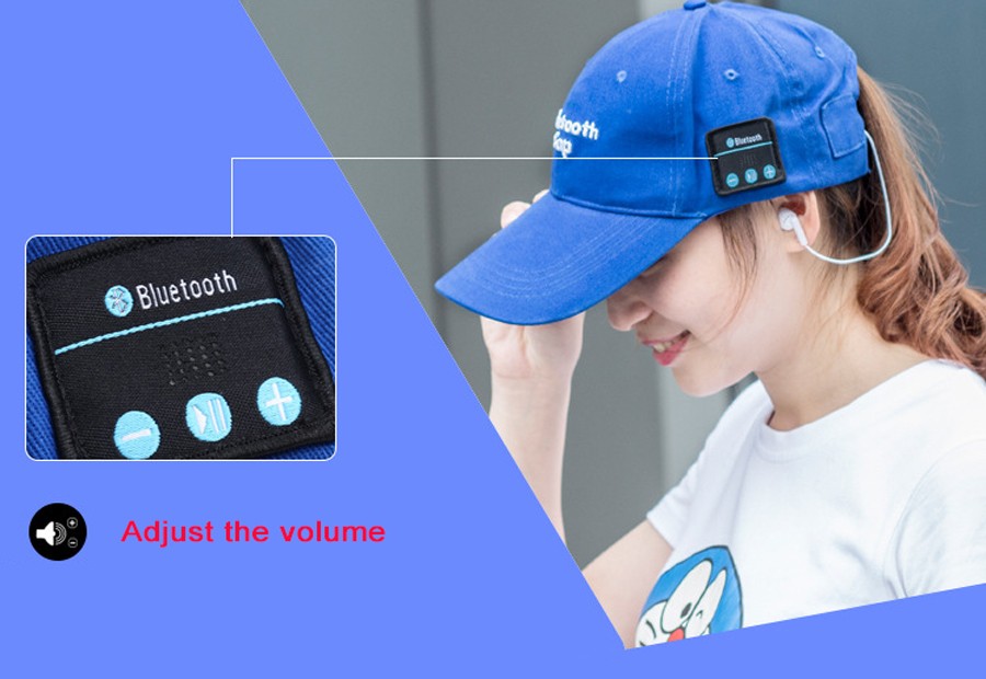 Chapéu sem fio de beisebol Baseball Wireless Hat