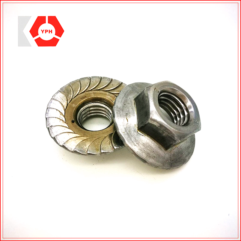 China Made DIN 6923 Hex Flange Nut with Factory Price Good Quality