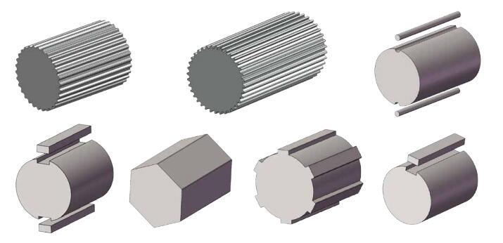 Plastic Extruder Tem-58ss Conical Twin Screw Barrel