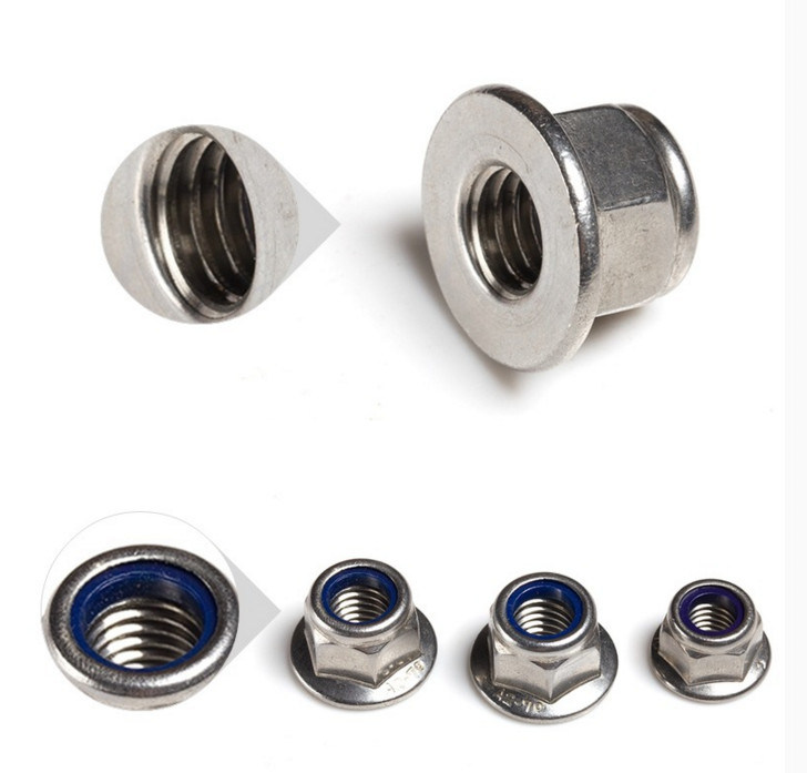 Stainless Steel Hex Flange Nylon Lock Nut