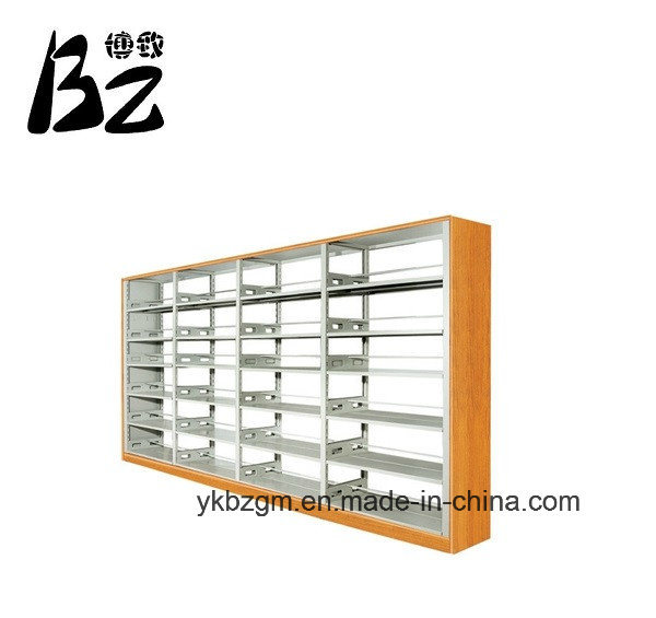 Fixed Bookshelf Wood and Metal School Furniture (BZ-0160)