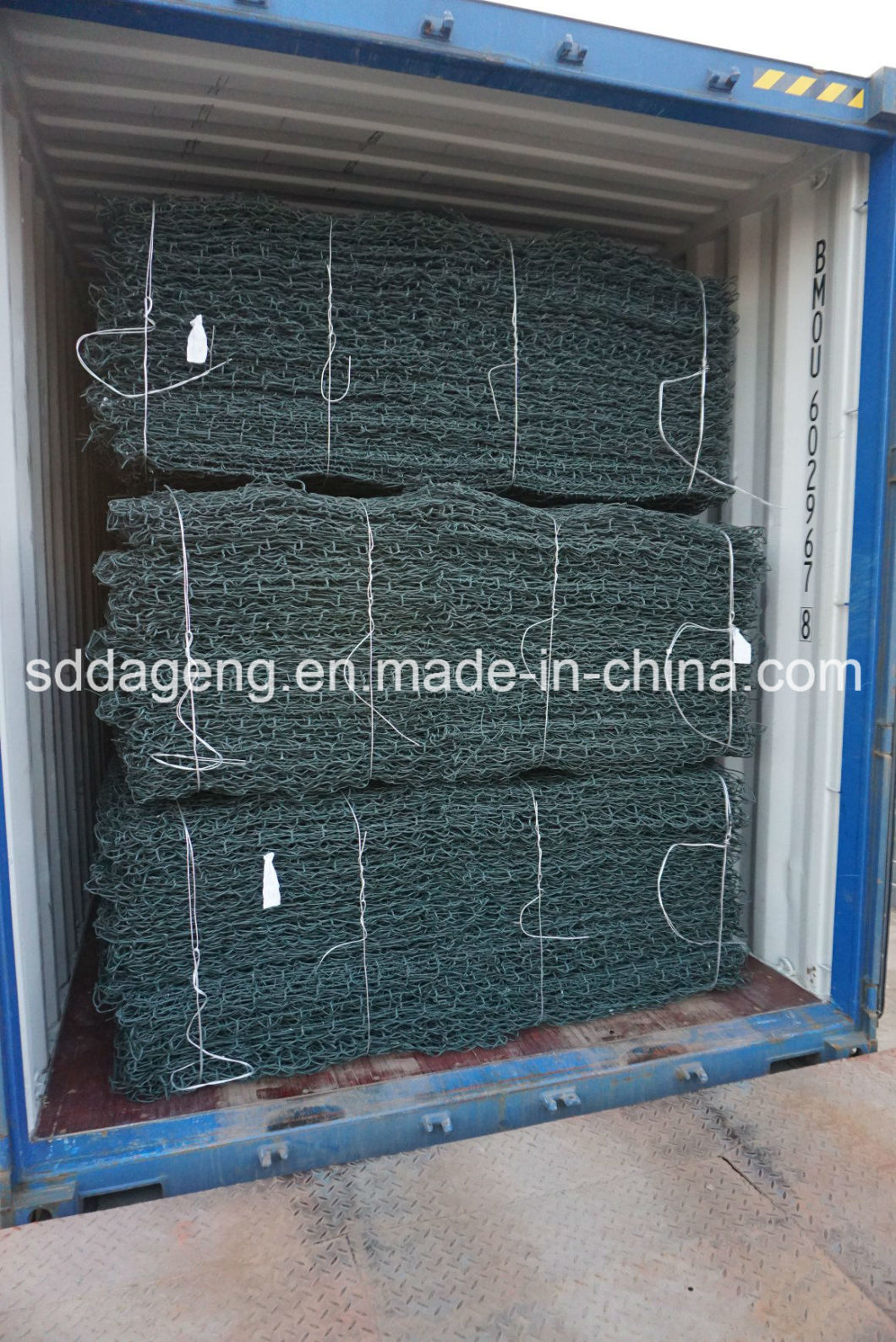 Gabion Rectangular Wire Mesh Box PVC Sleeve