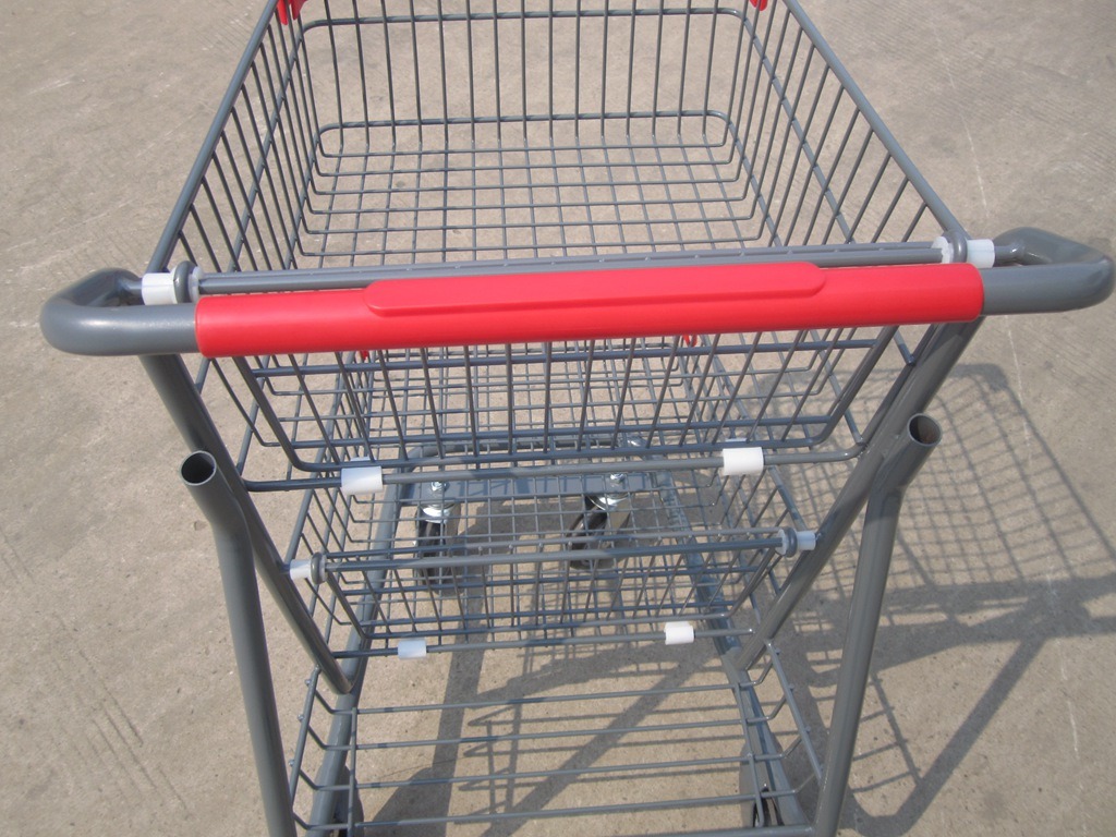 Canada Style Double Basket Shopping Cart