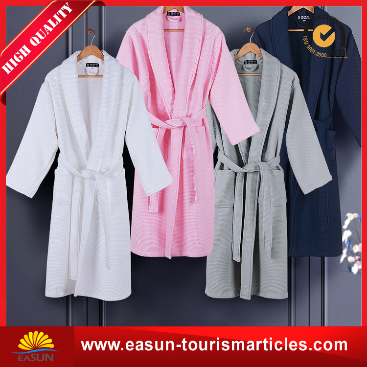 Bathrobes for Woman Girl White Bathrobe Fleece Bath Robe