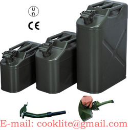 Jerry Can Nato Style Gasoline Fuel Can Metal Gas Tank