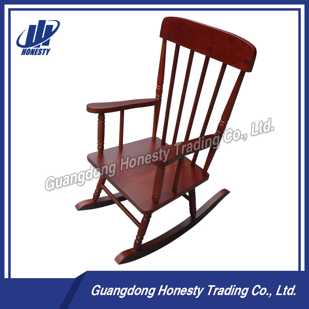 Ly001 Top Quality Antique Kids Wooden Rocking Chair