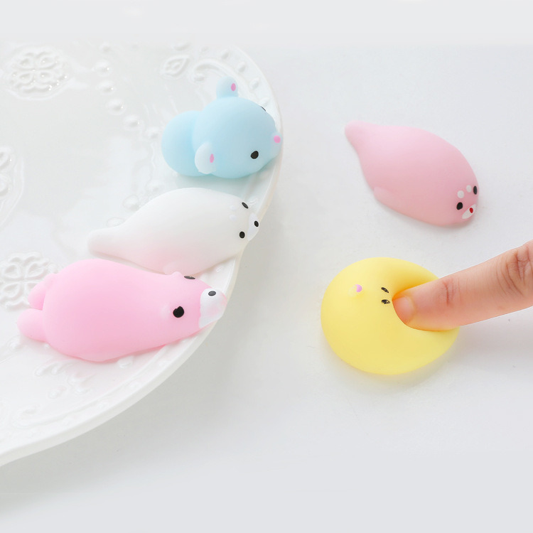 Soft Silicone Animal Squishy Toy Relieve Stress Fidget Squeeze Toy