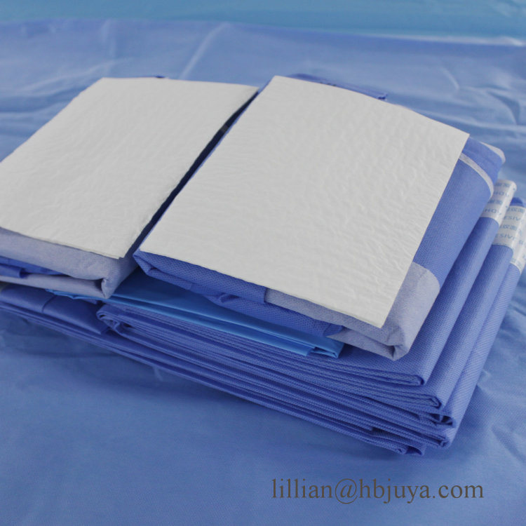 Eo Sterile High Quality Nonwoven Single Use Medical Universal Surgical Drape Pack for Hospital