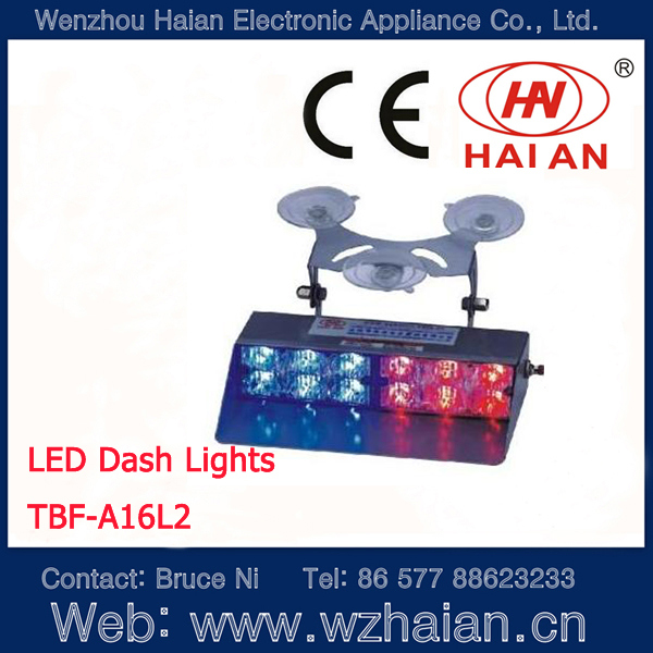 12 LED Dual Module Windshield Light -Suction Cup Mount (LED-A16L2)