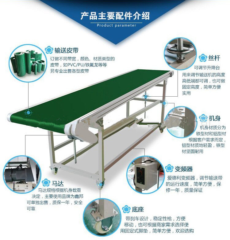 180 Degree Turning Belt Conveyor