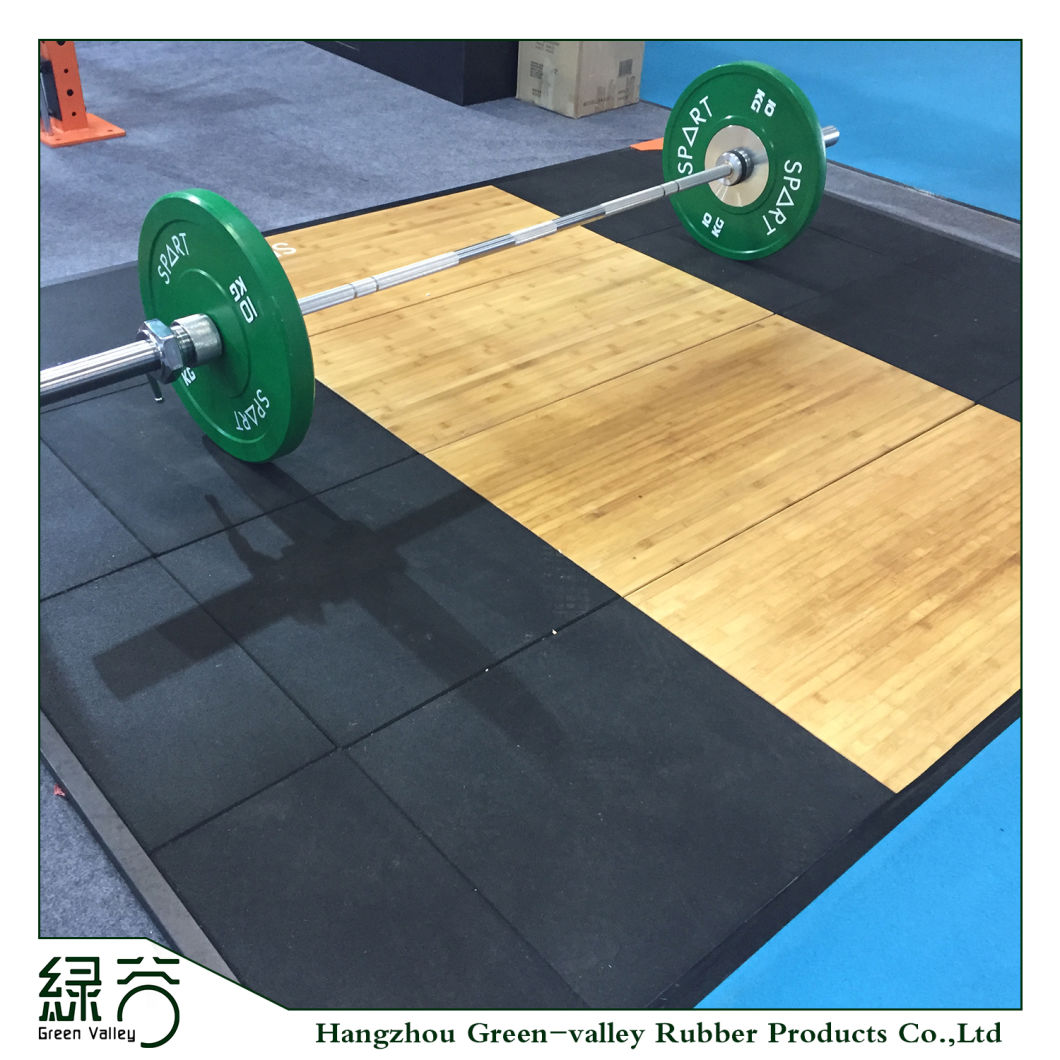 Factory Customized Shock-Reducing Rubber Tiles/Rubber Flooring/Rubber Mats for Gym with Ce/En71/En1177/Reach/ISO10140 with Ce/En71/En1177/Reach/ISO1014