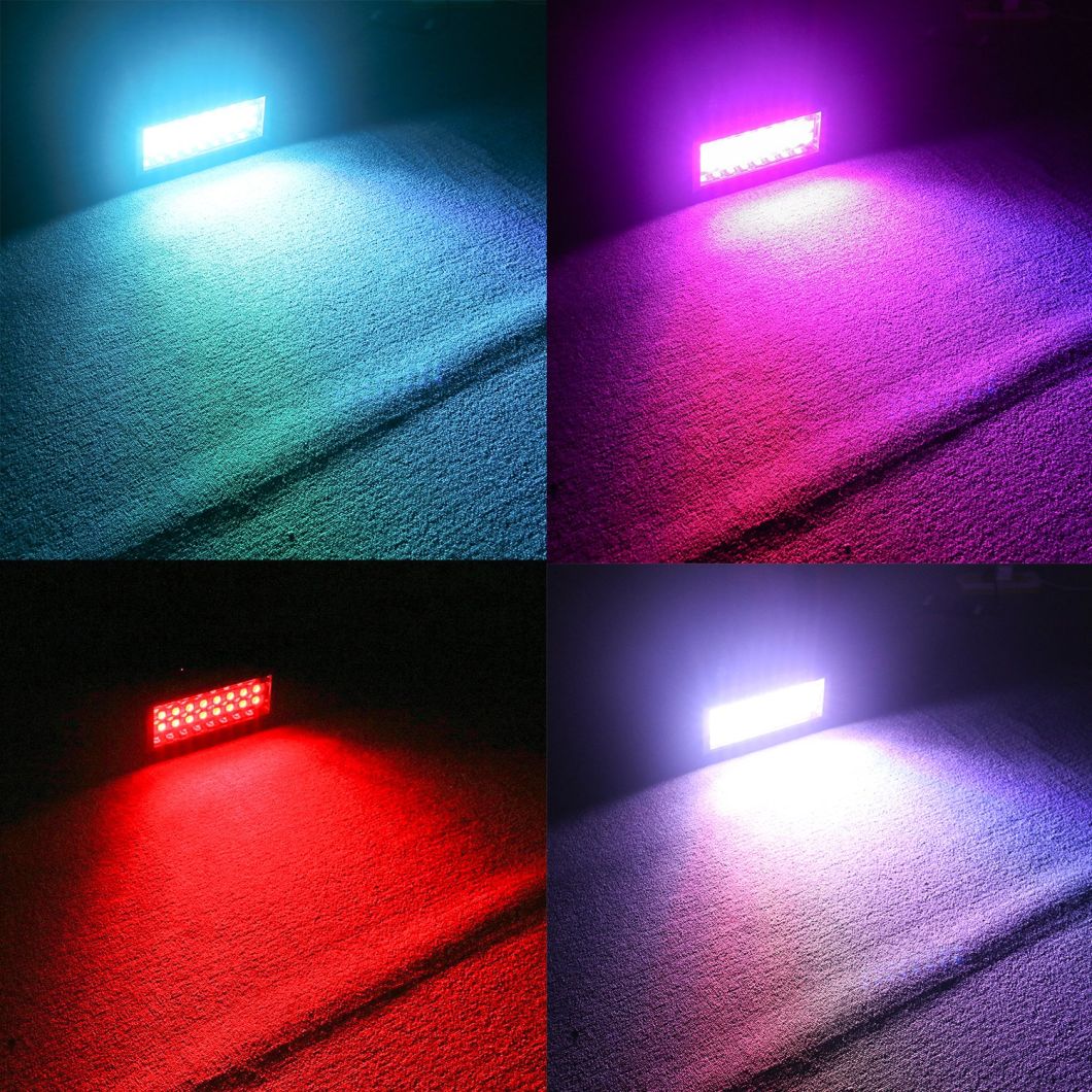 16 PCS 300W Powerful RGB Strobe Light for Disco Party Stage Light