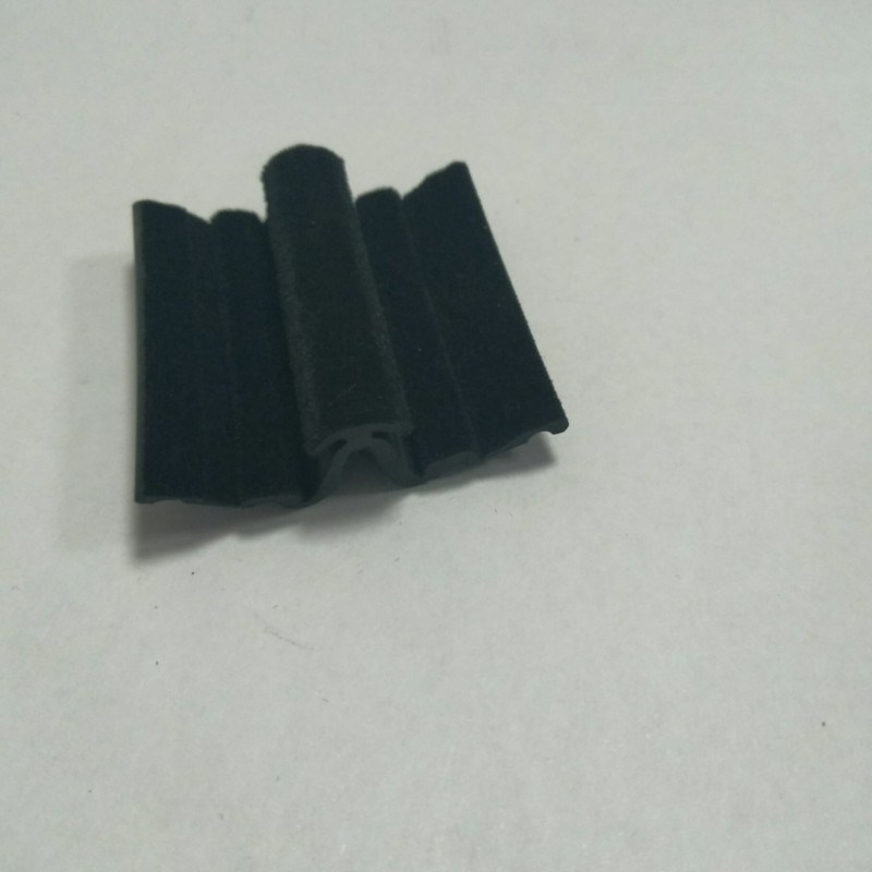 Auto Door Edge Flocked Weather Rubber Seal Strip